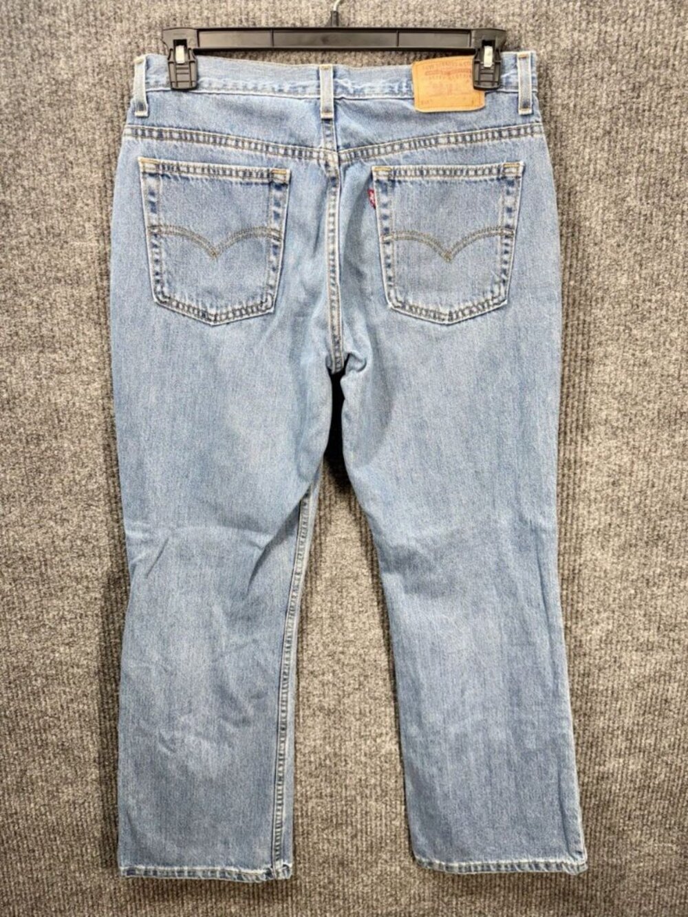 Vtg Levis 515 Jeans Womens 12 (32x30) Lower Rise Boot Cut Light Wash Denim Y2K - Picture 2 of 11